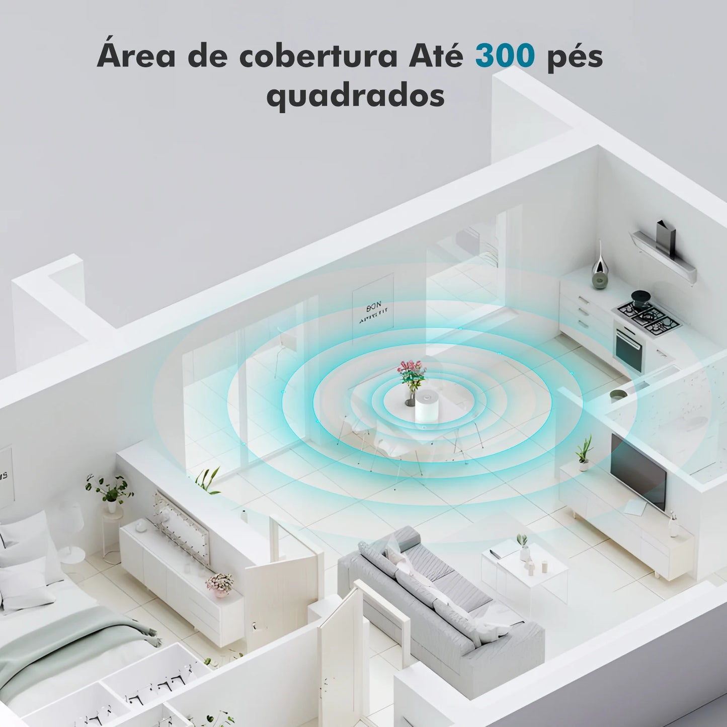 Umidificador de Ar Inteligente ,Wi-Fi, Tuya | Purificador de Ambiente | Elizium Store Brasil