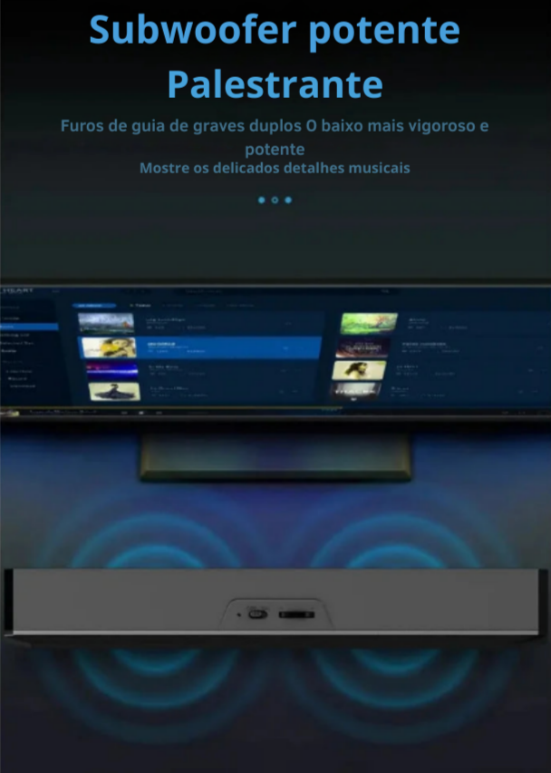 Caixinha de Som RGB – Som Potente, Conexão USB/P2 e Design Portátil | Elizium Store