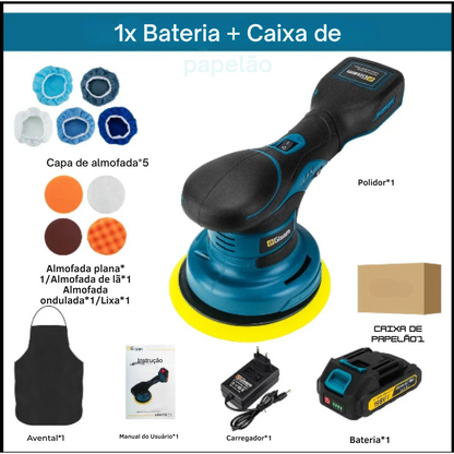 Polidor Sem Fio Gisam 7000RPM 6 Velocidades Compatível com Bateria Makita | Elizium Store