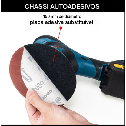 Polidor Sem Fio Gisam 7000RPM 6 Velocidades Compatível com Bateria Makita | Elizium Store