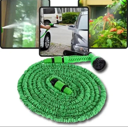 Mangueira Mágica Expansível 15 Metros para Jardim – Flexível, Retrátil e Elástica com Bico Pulverizador | Elizium Store
