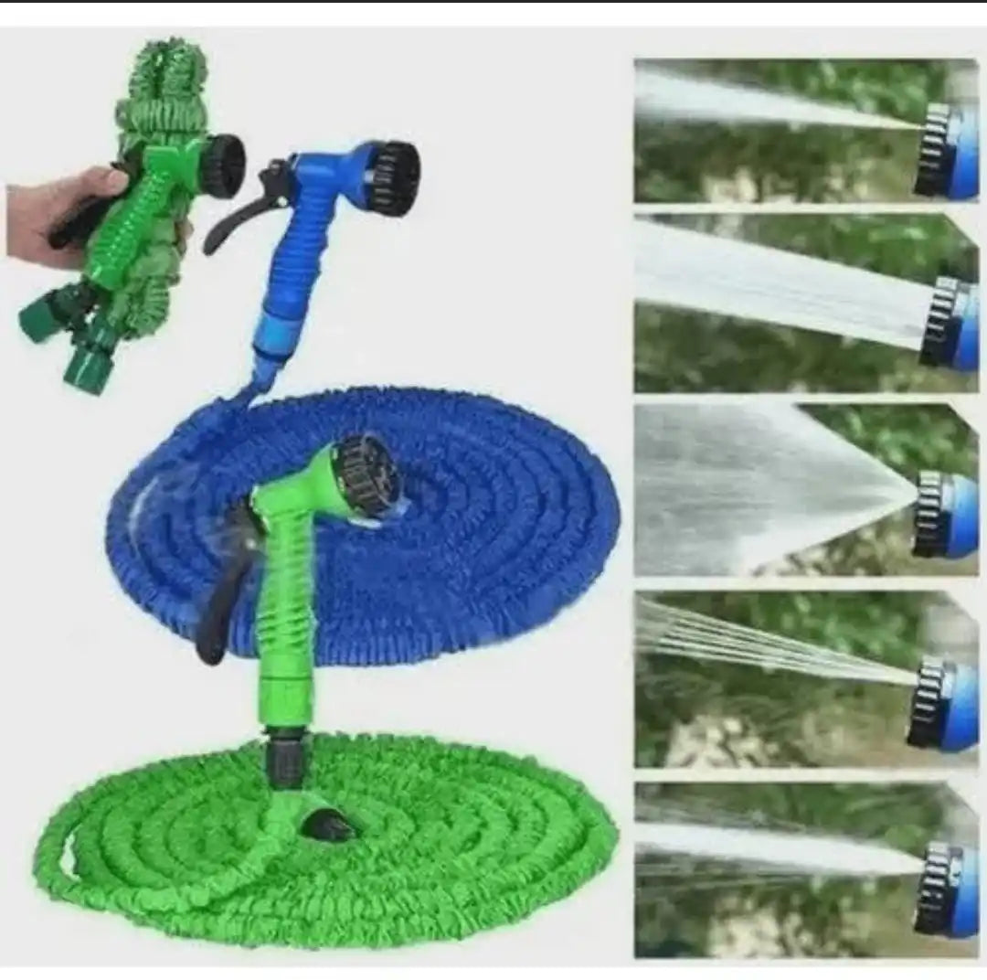 Mangueira Mágica Expansível 15 Metros para Jardim – Flexível, Retrátil e Elástica com Bico Pulverizador | Elizium Store