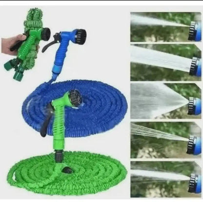 Mangueira Mágica Expansível 15 Metros para Jardim – Flexível, Retrátil e Elástica com Bico Pulverizador | Elizium Store