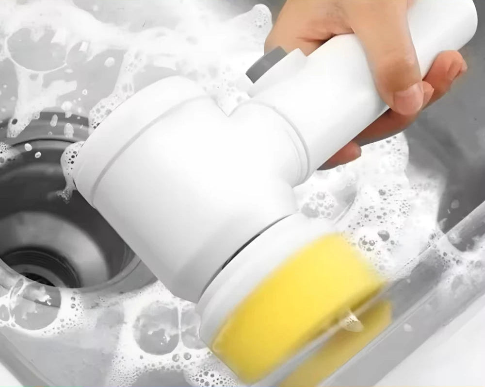 Escova de Limpeza Elétrica 5 em 1 Sem Fio Multiuso para Cozinha e Banheiro | Elizium Store