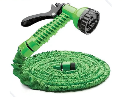 Mangueira Mágica Expansível 15 Metros para Jardim – Flexível, Retrátil e Elástica com Bico Pulverizador | Elizium Store