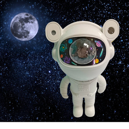 Projetor Astronauta Galáxia – Luz Noturna LED Estrelada com Controle Bluetooth e USB para Quarto Decorativo | Elizium Store