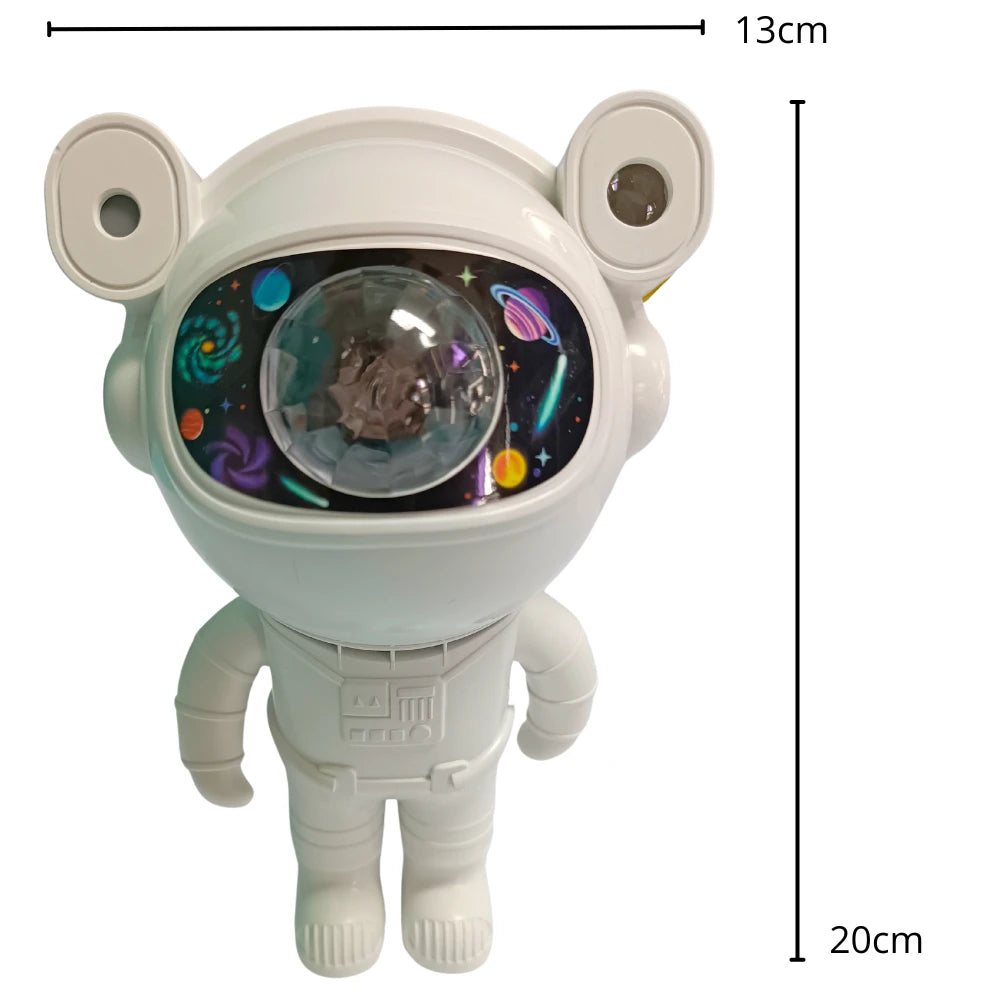 Projetor Astronauta Galáxia – Luz Noturna LED Estrelada com Controle Bluetooth e USB para Quarto Decorativo | Elizium Store
