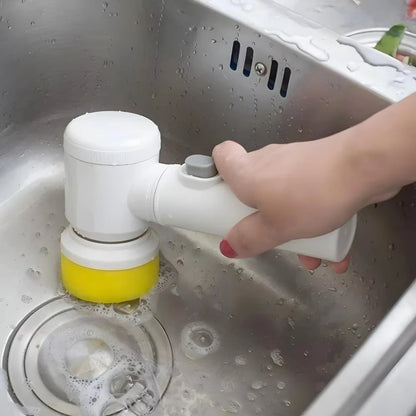 Escova de Limpeza Elétrica 5 em 1 Sem Fio Multiuso para Cozinha e Banheiro | Elizium Store