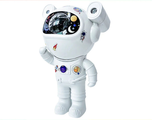 Projetor Astronauta Galáxia – Luz Noturna LED Estrelada com Controle Bluetooth e USB para Quarto Decorativo | Elizium Store