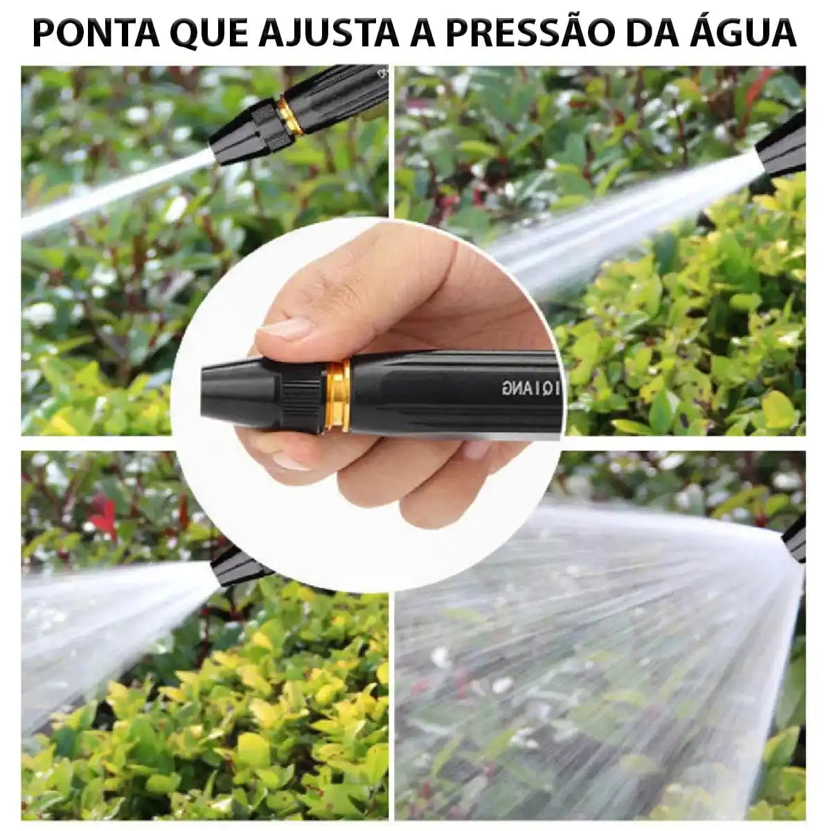Bico Esguicho Engate Rapido Alta Pressao 3 Em 1 Lava Jato Agua Mangueira Carro Moto Jardim Quintal  | Elizium Store