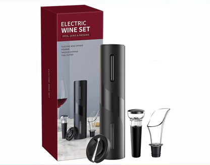 Saca Rolhas Automático Elétrico Abridor de Garrafa de Vinho | Elizium Store