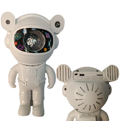 Projetor Astronauta Galáxia – Luz Noturna LED Estrelada com Controle Bluetooth e USB para Quarto Decorativo | Elizium Store