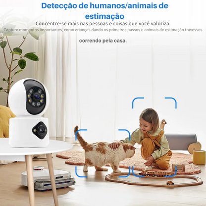 Câmera de Segurança Eletrônica Wi-Fi 360º  – Monitor de Bebê com Visão Noturna, Detecção de Movimento e Áudio Bidirecional  | Elizium Store