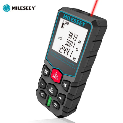Fita Métrica a Laser Mileseey X5 S6 – Medidor de Distância Profissional, Trena Digital Telêmetro | Elizium Store