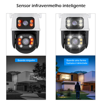 Câmera de Segurança WiFi 3MP à Prova d’Água – Monitoramento Externo com App ICSEE | Elizium Store