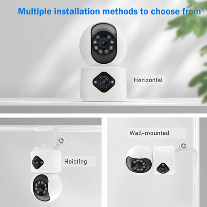 Câmera de Segurança Eletrônica Wi-Fi 360º  – Monitor de Bebê com Visão Noturna, Detecção de Movimento e Áudio Bidirecional  | Elizium Store