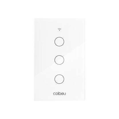 Tomada e Interruptor Inteligente Wi-Fi Tuya com Controle Alexa – Painel Touch, Plugue USB, Extensível e Automação Completa  | Elizium Store