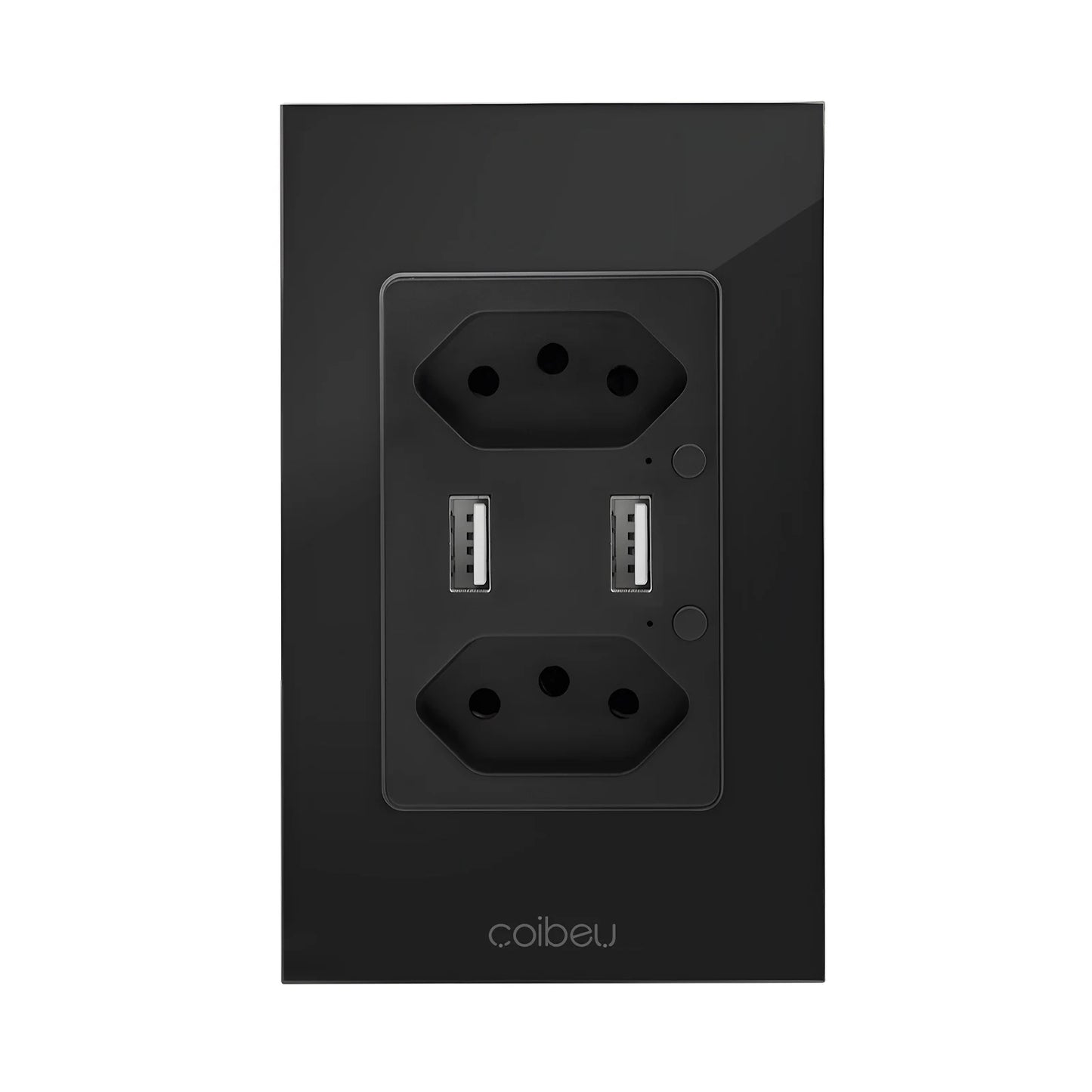 Tomada e Interruptor Inteligente Wi-Fi Tuya com Controle Alexa – Painel Touch, Plugue USB, Extensível e Automação Completa  | Elizium Store