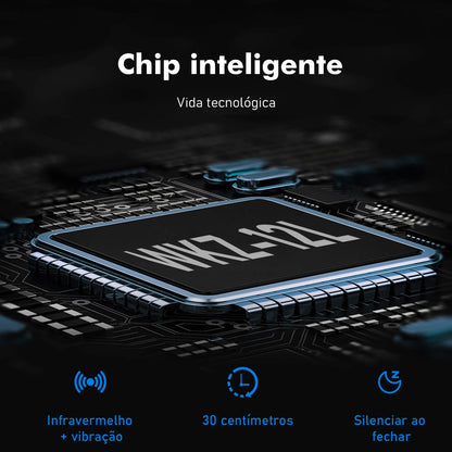 Lixeira Inteligente com Sensor Automático – Toque sem Contato, Ideal para Cozinha e Sala | Elizium Store