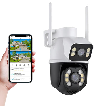Câmera de Segurança WiFi 3MP à Prova d’Água – Monitoramento Externo com App ICSEE | Elizium Store