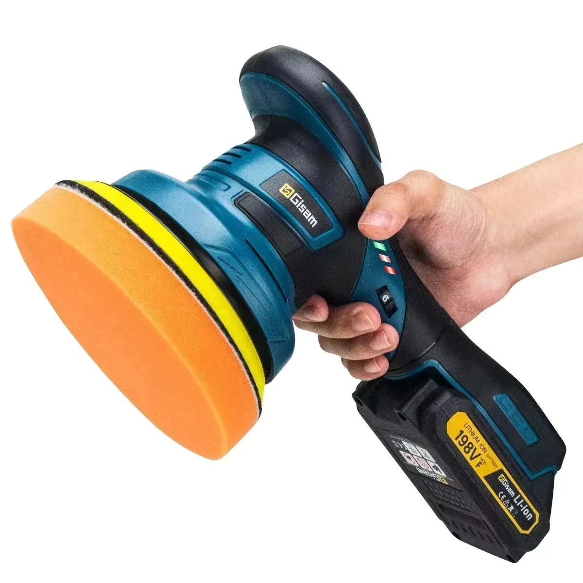 Polidor Sem Fio Gisam 7000RPM 6 Velocidades Compatível com Bateria Makita | Elizium Store