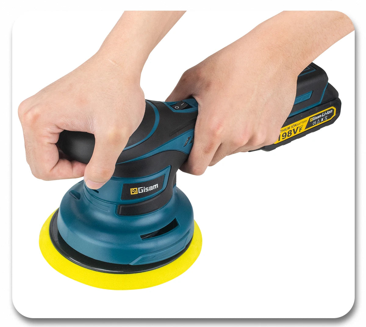 Polidor Sem Fio Gisam 7000RPM 6 Velocidades Compatível com Bateria Makita | Elizium Store