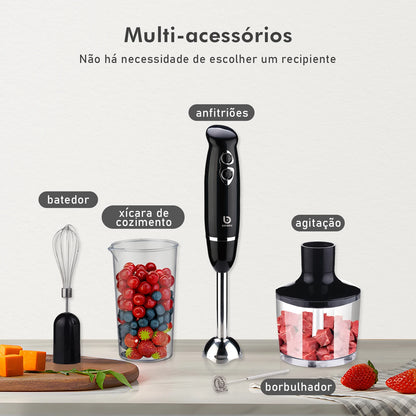 Mixer Portátil Coibeu 127V – Liquidificador Elétrico Multifuncional para Alimentos  | Elizium Store