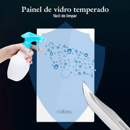 Tomada e Interruptor Inteligente Wi-Fi Tuya com Controle Alexa – Painel Touch, Plugue USB, Extensível e Automação Completa  | Elizium Store