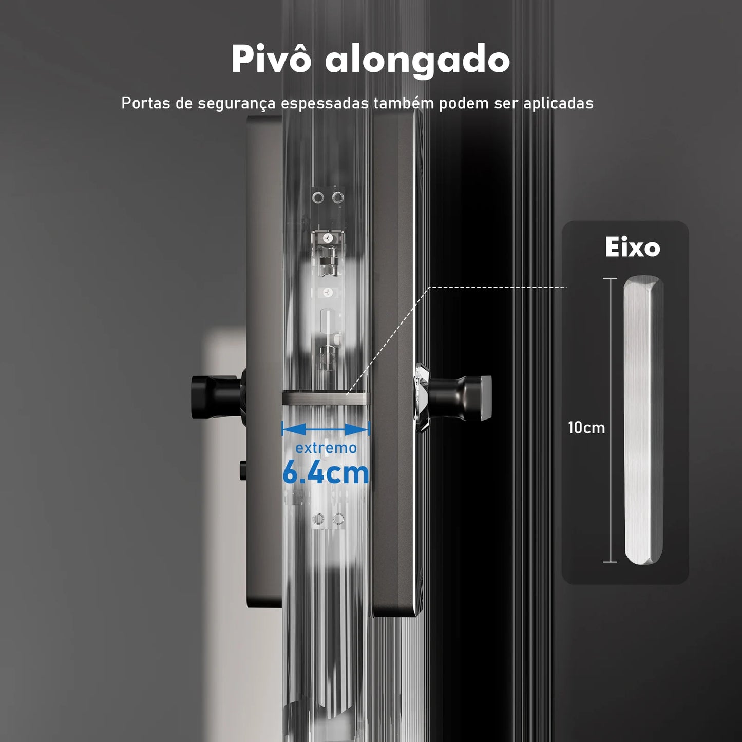 Fechadura Eletrônica Inteligente Coibeu – Impressão Digital e Senha, Tuya, Desbloqueio em 1s | Elizium Store