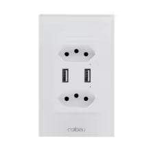 Tomada e Interruptor Inteligente Wi-Fi Tuya com Controle Alexa – Painel Touch, Plugue USB, Extensível e Automação Completa  | Elizium Store