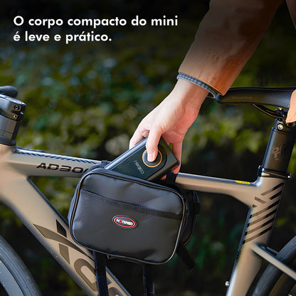 Bomba de Ar Portátil Sem Fio 60W – Recarregável Tipo-C, 1800mAh*2, LED, 5 Modos Inteligentes (Carro, Moto, Bike)  | Elizium Store