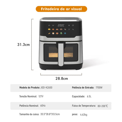 Fritadeira a Ar 127V Coibeu – Crocância sem Óleo, Prática e Saudável | Elizium Store