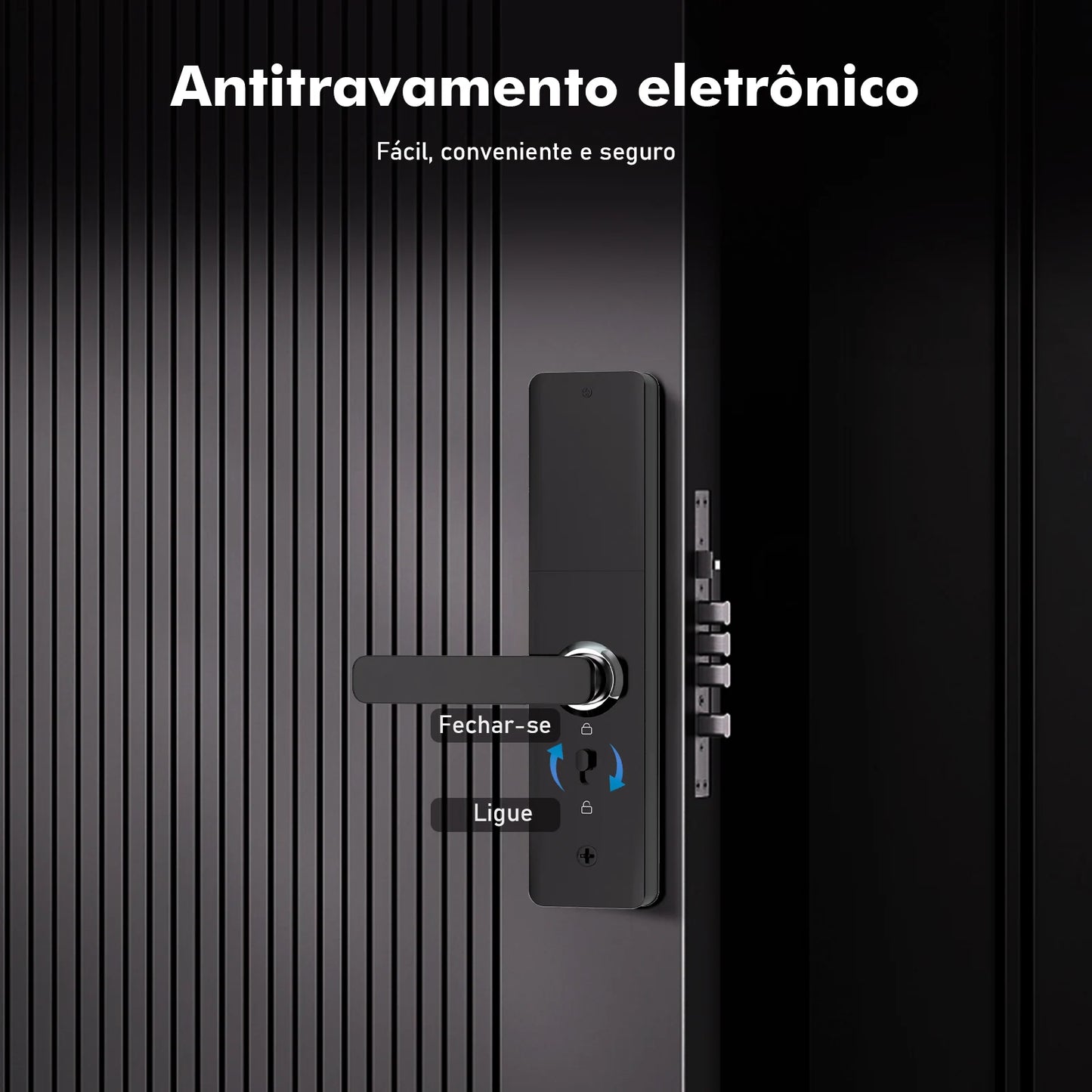 Fechadura Eletrônica Inteligente Coibeu – Impressão Digital e Senha, Tuya, Desbloqueio em 1s | Elizium Store