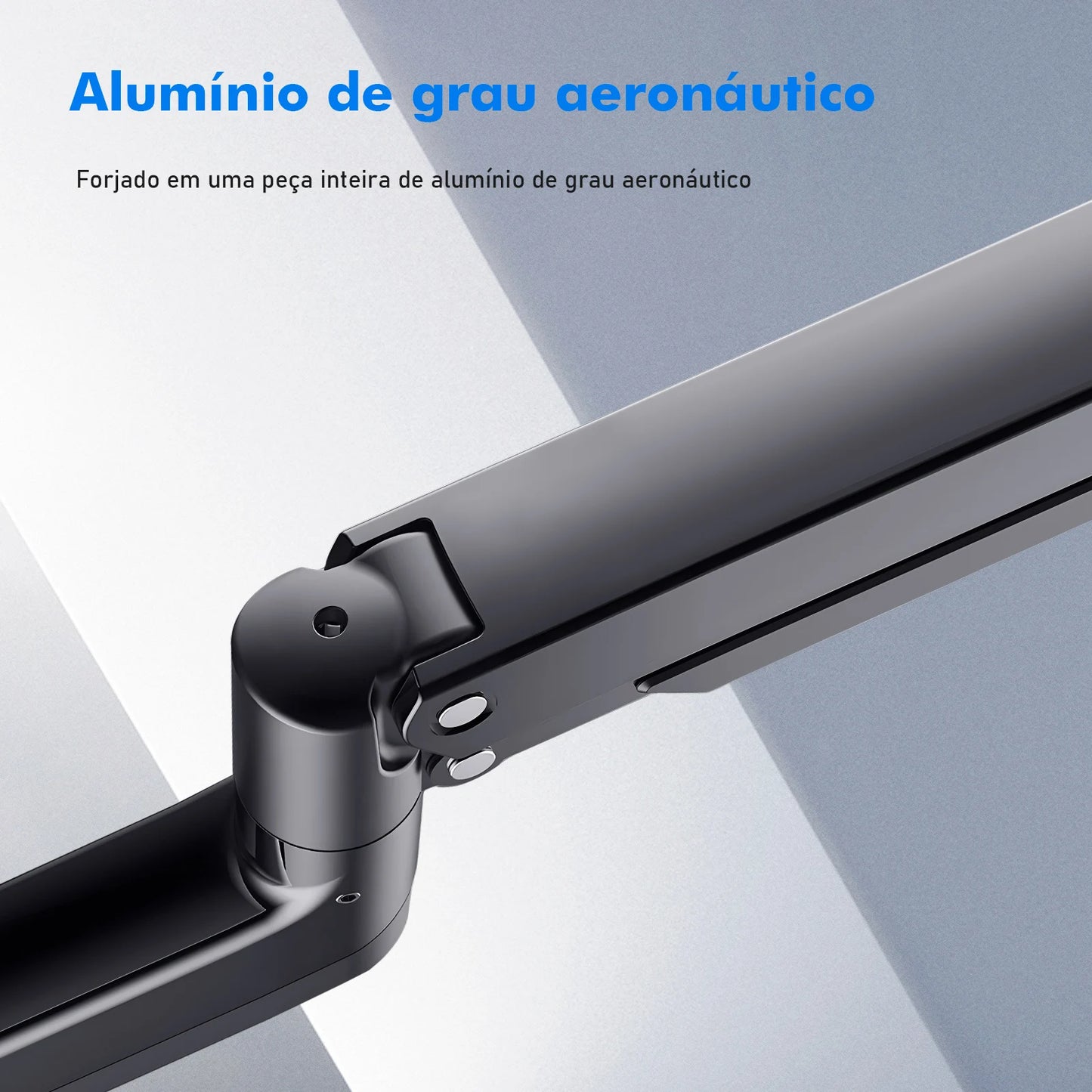 Suporte Articulado de Mesa para Monitor – Braço com Mola Mecânica, Movimento Total e Estrutura em Alumínio Reforçado | Elizium Store