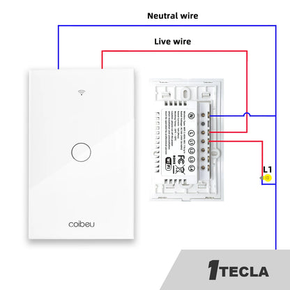 Tomada e Interruptor Inteligente Wi-Fi Tuya com Controle Alexa – Painel Touch, Plugue USB, Extensível e Automação Completa  | Elizium Store