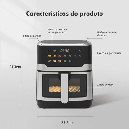 Fritadeira a Ar 127V Coibeu – Crocância sem Óleo, Prática e Saudável | Elizium Store