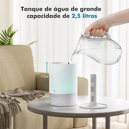Umidificador de Ar Inteligente ,Wi-Fi,  Tuya | Purificador de Ambiente | Elizium Store Brasil