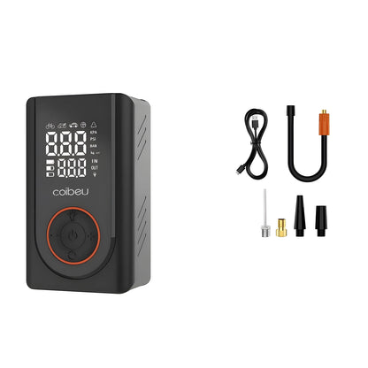 Bomba de Ar Portátil Sem Fio 60W – Recarregável Tipo-C, 1800mAh*2, LED, 5 Modos Inteligentes (Carro, Moto, Bike)  | Elizium Store