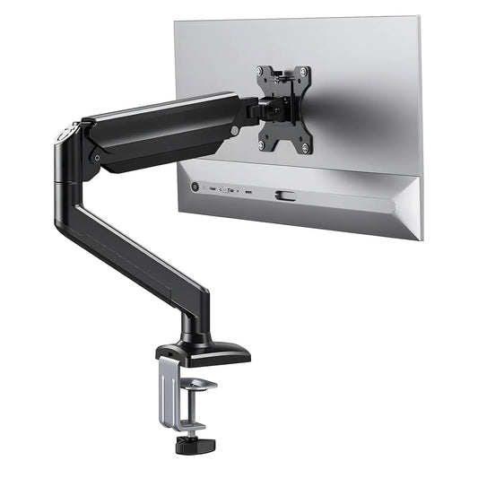 Suporte Articulado de Mesa para Monitor – Braço com Mola Mecânica, Movimento Total e Estrutura em Alumínio Reforçado | Elizium Store