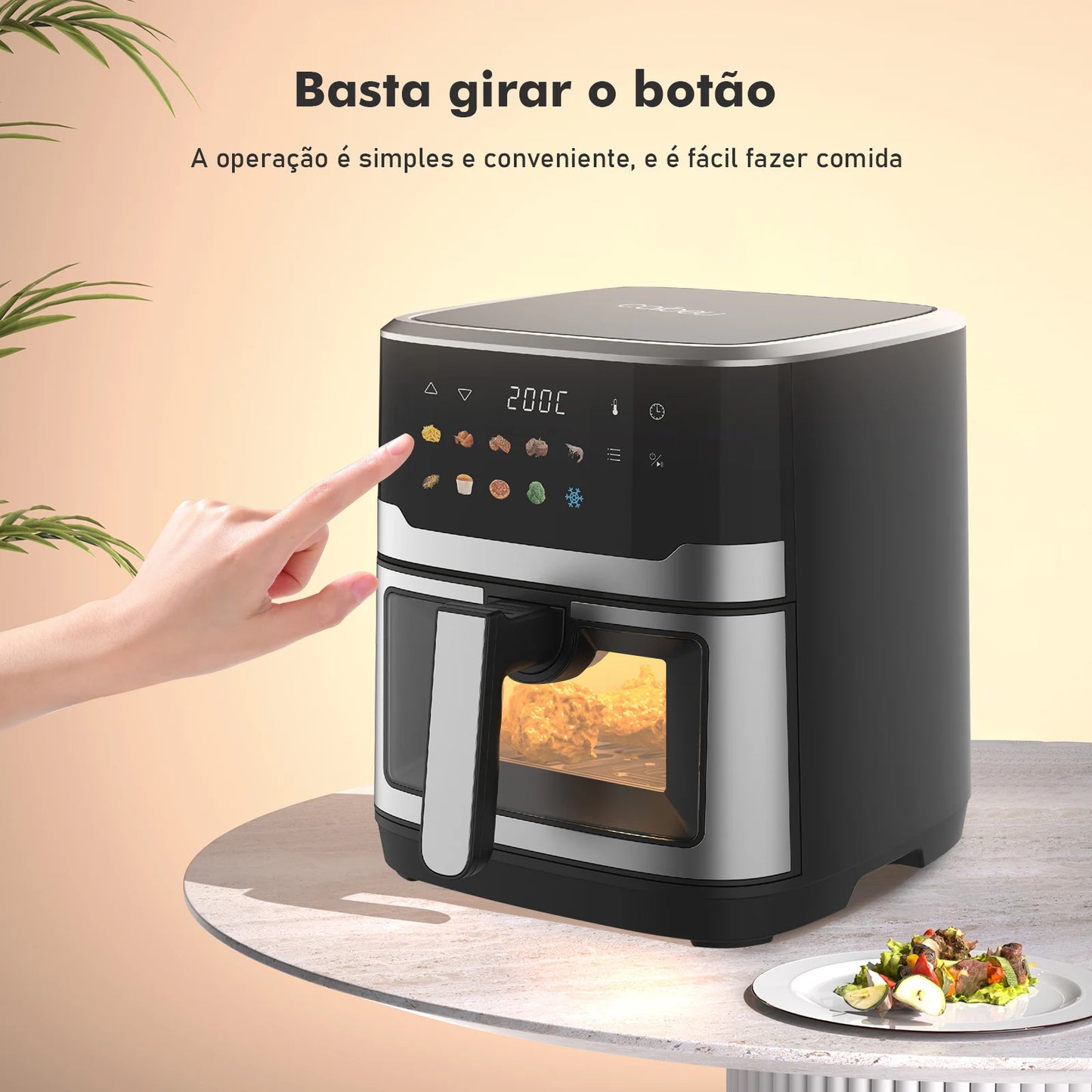 Fritadeira a Ar 127V Coibeu – Crocância sem Óleo, Prática e Saudável | Elizium Store